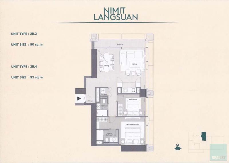 Nimit Langsuan 2 Bedroom For Sale Luxury Bangkok Condo on